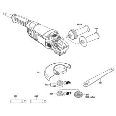 Main Assembly for Bosch GWS