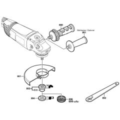 Main Assembly for Bosch GWS 22-230 H