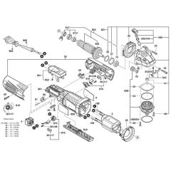 Bosch GWS 12-125CIP Assembly