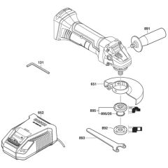 Main Assembly for Bosch Grinders