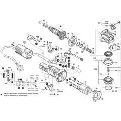 Main Assembly for Bosch GWX 750-115