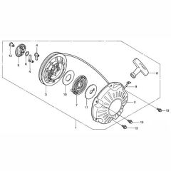 Recoil Starter for Honda GX100