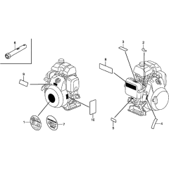 Label/Tool Assembly for GX100U