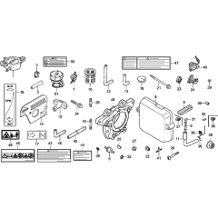 Honda GX100U Parts Assembly