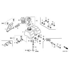 Fuel Tank Assembly for GX100U
