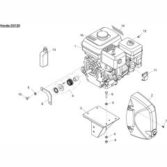 Honda GX120 Engine Assembly