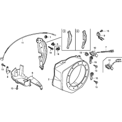 Fan Cover for Honda GX120K1