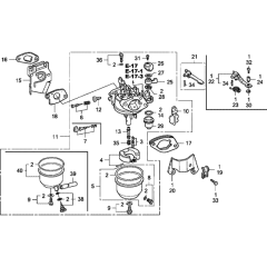 Carburetor Assembly for GX120K1