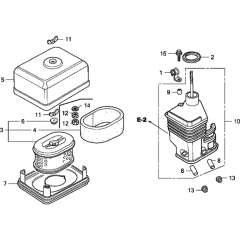 Air Cleaner for Honda GX120K1