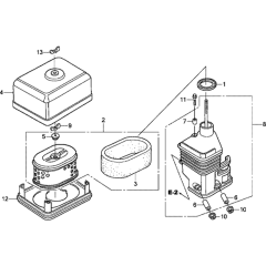 Air Cleaner for Honda GX120T1