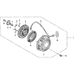 Recoil Starter for Honda GX120U1