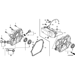 Crankcase Cover for Honda GX120UT1