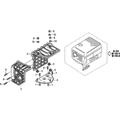Muffler Cover Assembly for GX120UT1