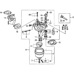 Carburetor Assembly for Honda GX120UT1