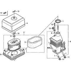 Air Cleaner for Honda GX120UT1