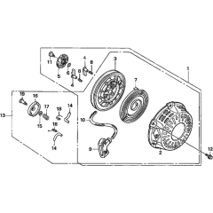 Recoil Starter for Honda GX160H1