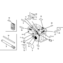 Label/Tool Assembly for GX160H1