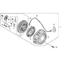 Recoil Starter for Honda GX160H1