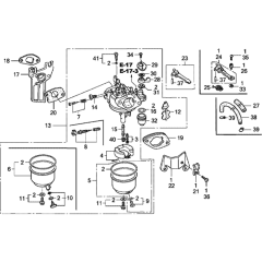 Carburetor Assembly for Honda GX160K1