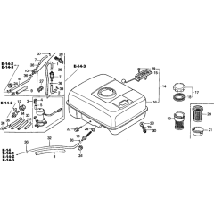 Fuel Tank Assembly for GX160K1