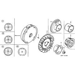 Flywheel Assembly for GX160K1