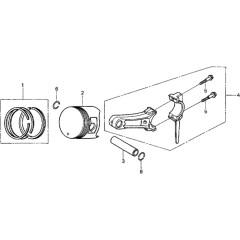 Piston Assembly for GX160K1