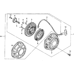 Recoil Starter for Honda GX160K1