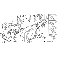 Fan Cover for Honda GX160K1