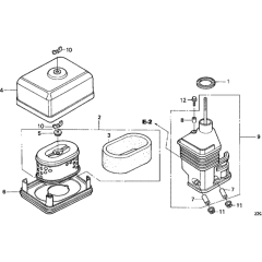 Air Cleaner for Honda GX160K1