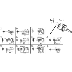 Crankshaft Assembly for GX160T1