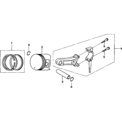 Piston Assembly for GX160U1