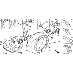 Fan Cover Assembly for GX160U1