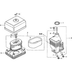 Air Cleaner Assembly Honda GX160U1