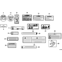 Parts for Honda GX160UT1