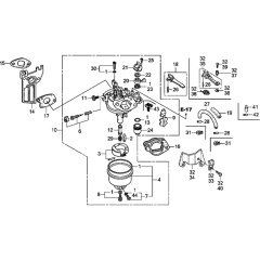 Carburetor Assembly for Honda GX160UT1