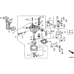 Carburetor Assembly for GX160UT2