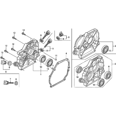 Crankcase Cover for Honda GX200