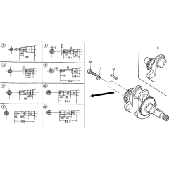 Crankshaft Assembly Honda GX200U