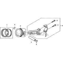 Piston Assembly for GX200H