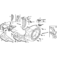 Fan Cover for Honda GX200H