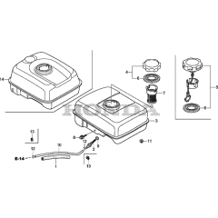 Fuel Tank Assembly for GX200H