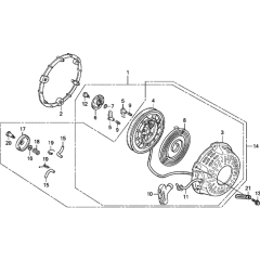 Recoil Starter for Honda GX200T