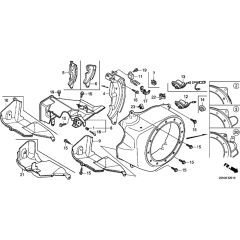 Fan Cover for Honda GX200T2