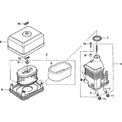 Air Cleaner for Honda GX200U