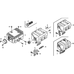 Muffler Assembly for GX200UT
