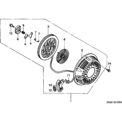 Recoil Starter for Honda GX240K1