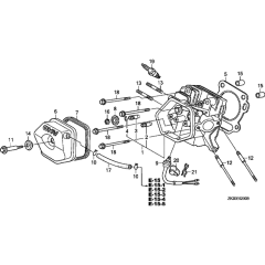 Cylinder Head Assembly for Honda