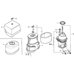 Air Cleaner for Honda GX240U1