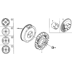 Flywheel Assembly for Honda GX240U1