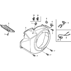 Fan Cover Assembly for Honda GX240UT2